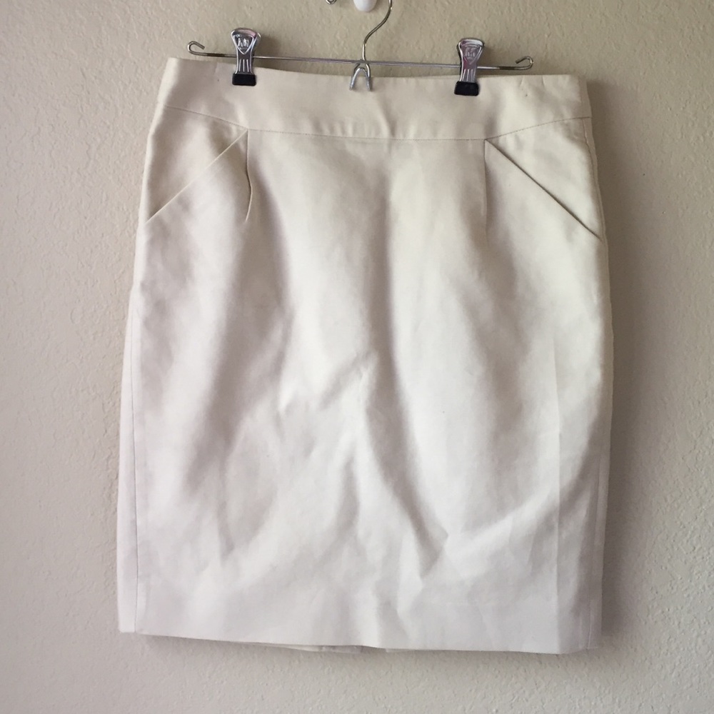 JCrew Cotton Pencil Skirt